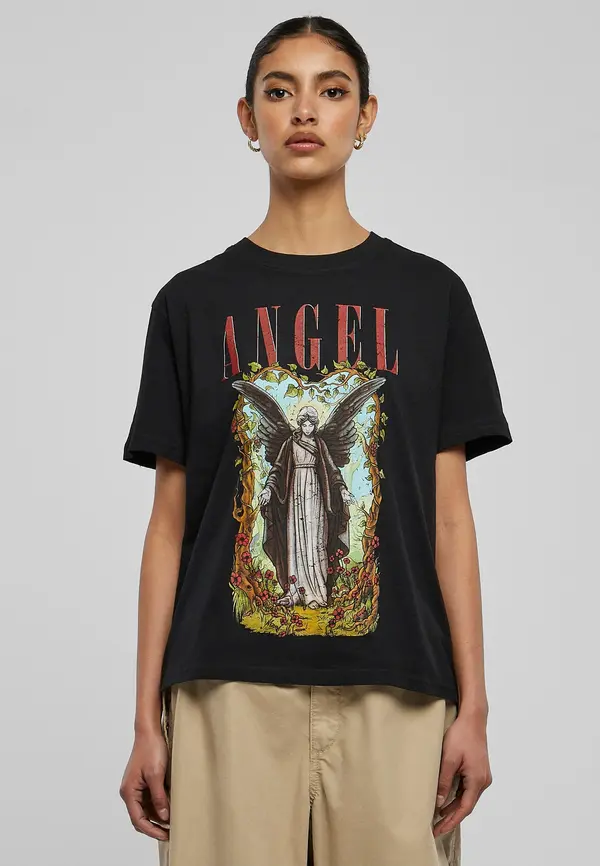 Mister Tee Women's T-shirt Angel black