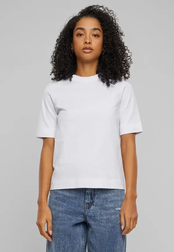 Urban Classics Women's T-shirt Classy Tee - 2 Pack white+white