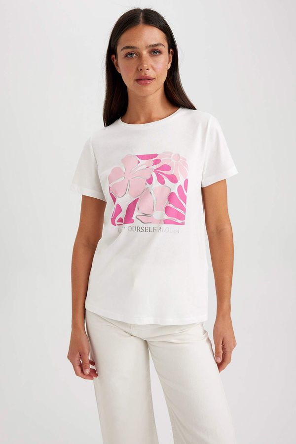 DEFACTO Women's T-shirt DEFACTO