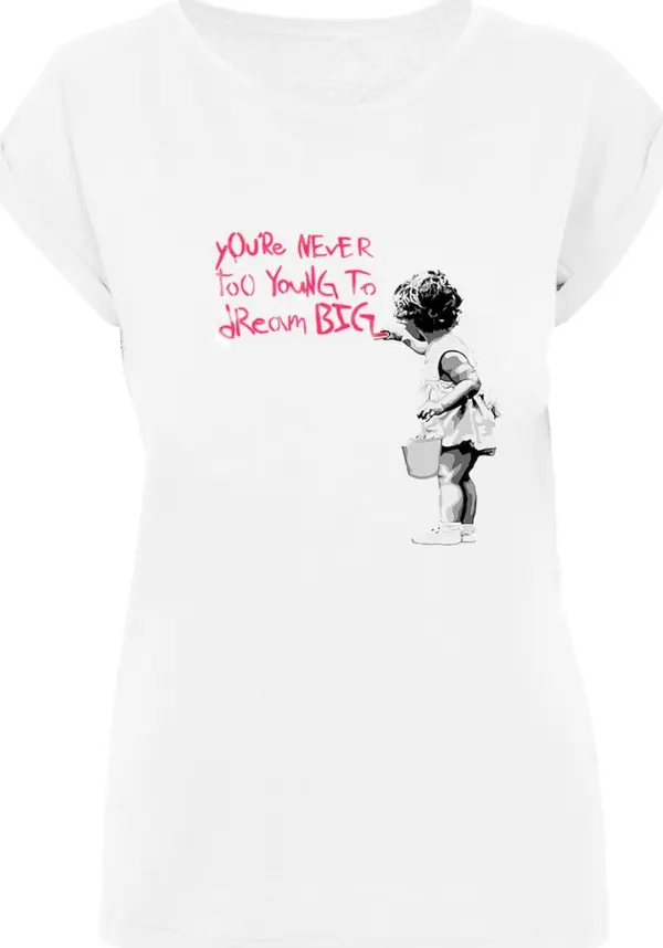 Merchcode Women's T-shirt Dream Big white