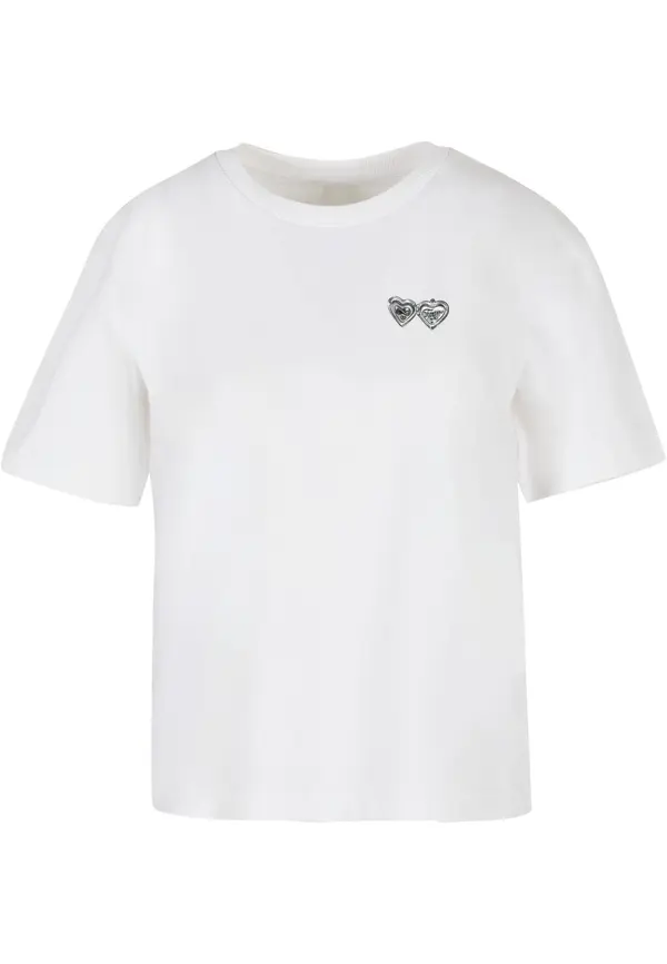 Mister Tee Women's T-shirt Lock It white