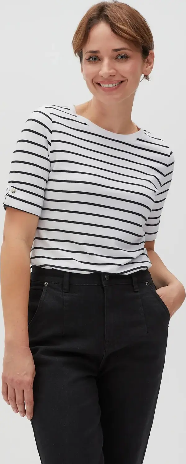 Marisse Women's T-shirt MOODO L-TS-4608 - black