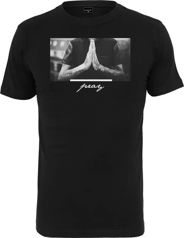Mister Tee Women's T-shirt Pray Tee black