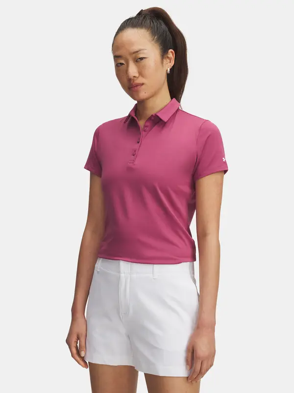 Under Armour Women's T-shirt Under Armour UA Playoff SS Polo-RED - Women's