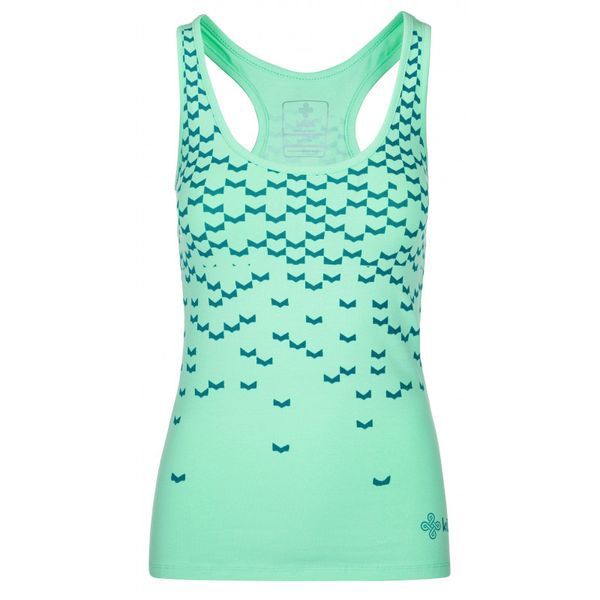 Kilpi Women's tank top KILPI LEAVES-W turquoise