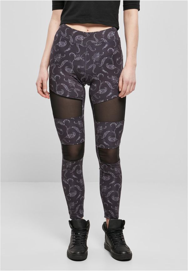 UC Ladies Women's Tech Mesh Leggings AOP blackpaisley