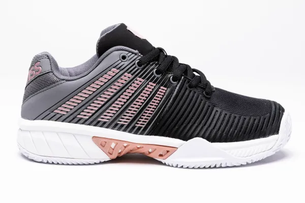 K Swiss Women's Tennis Shoes K-Swiss Express Light 2 HB Black/Steel Gray EUR 39