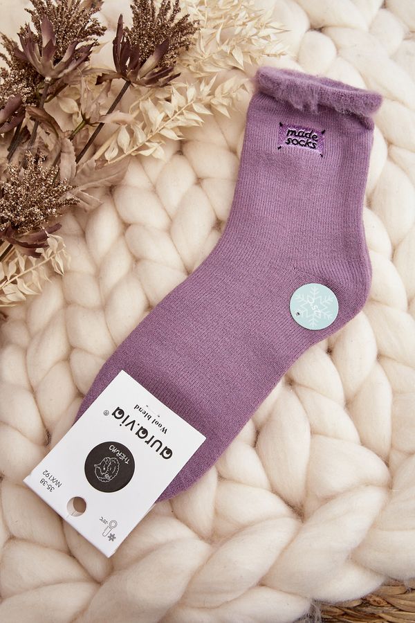 Kesi Women's Thick Socks Purple