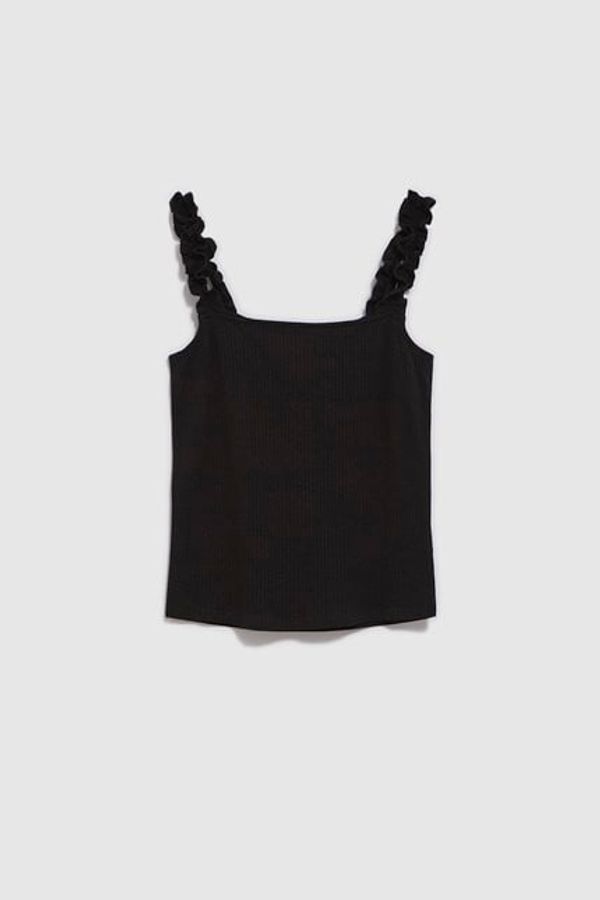 Moodo WOMEN'S TOP L-TS-4067 BLACK