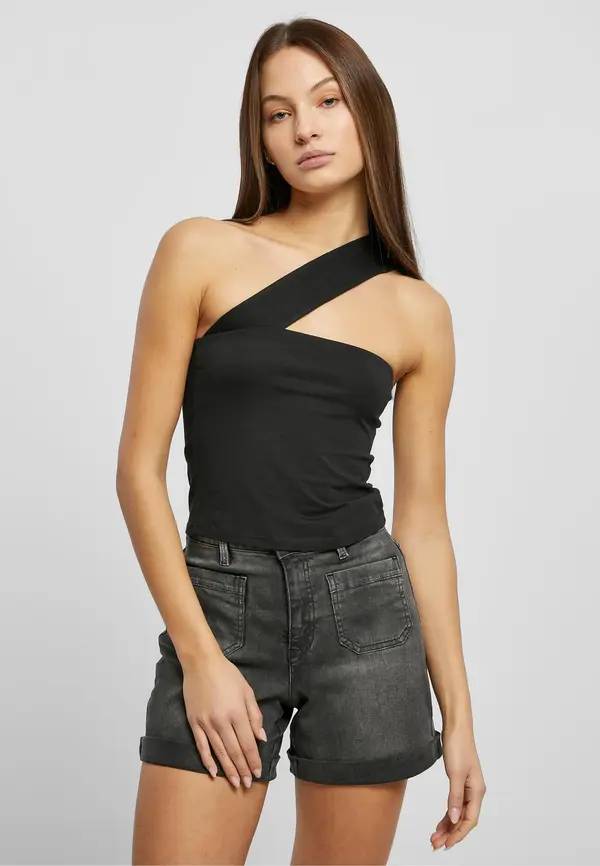 Urban Classics Women's top with one strap in black