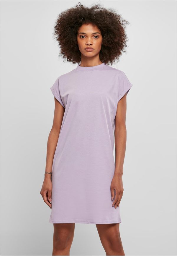 Urban Classics Women's Turtle Extended Shoulder lilac dress