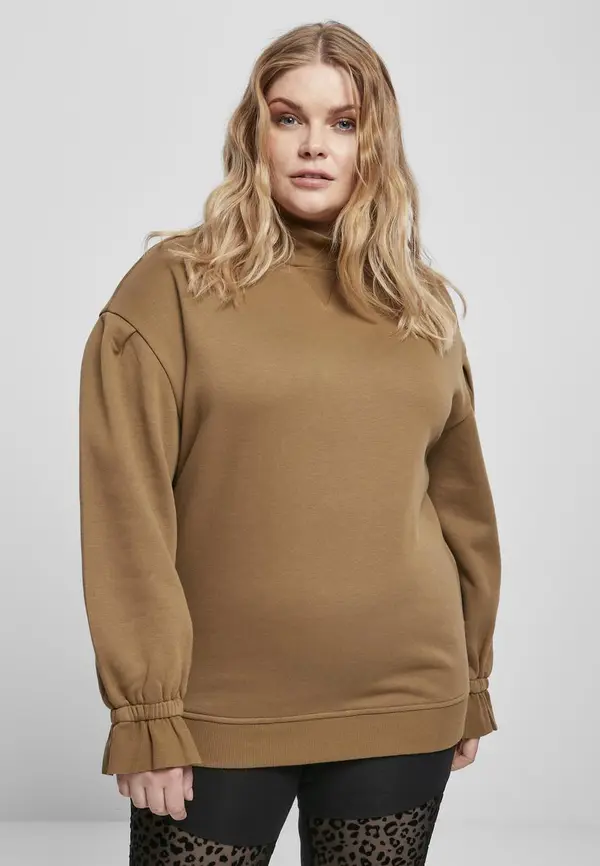 Urban Classics Women's Turtleneck Crew Midground