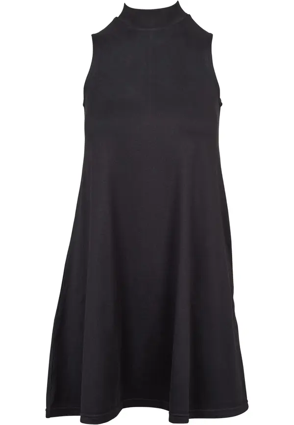 Urban Classics Women's turtleneck dress in black