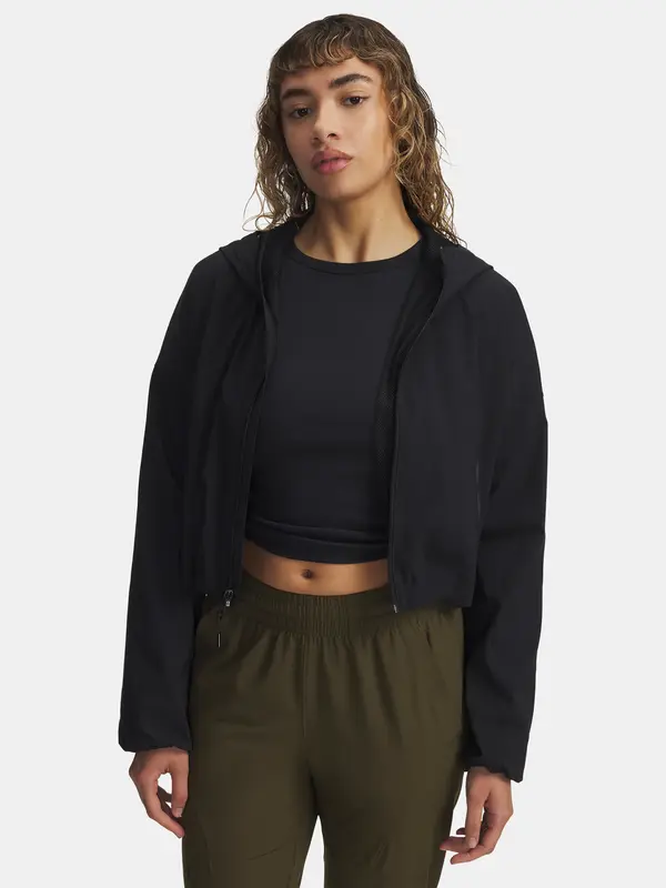 Under Armour Women's Under Armour Unstoppable Woven Rstop LS-BLK Jacket - Women's