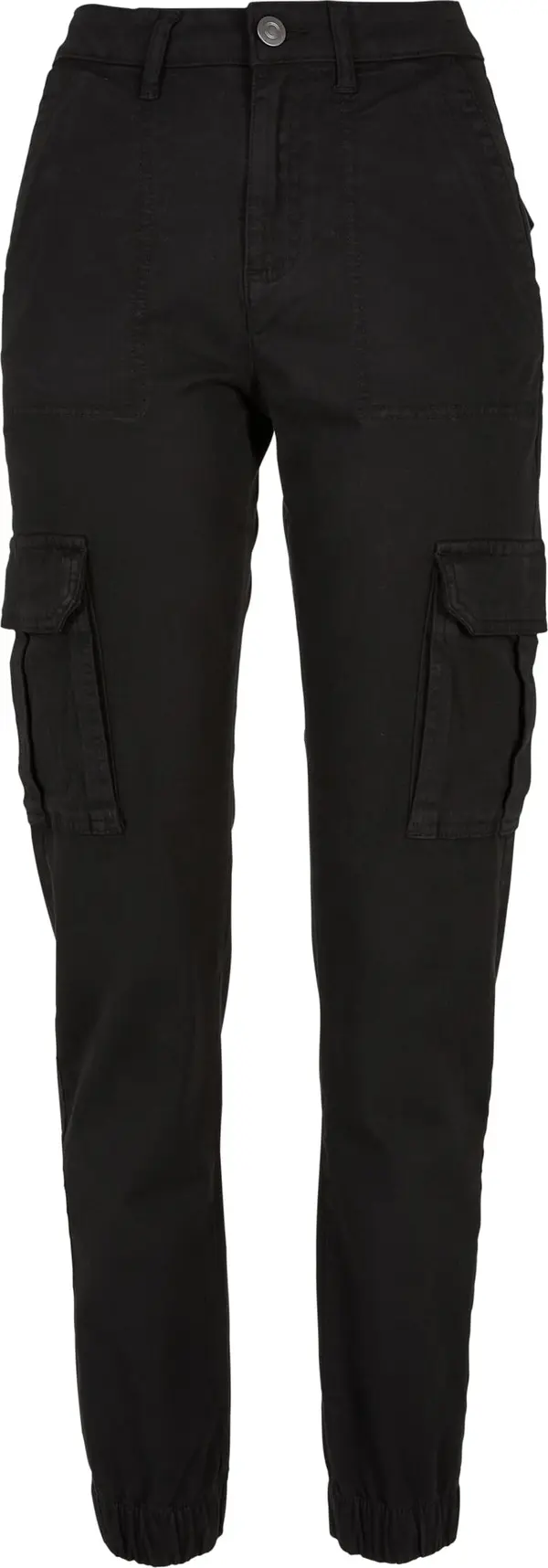 Urban Classics Women's utility trousers made of cotton twill black