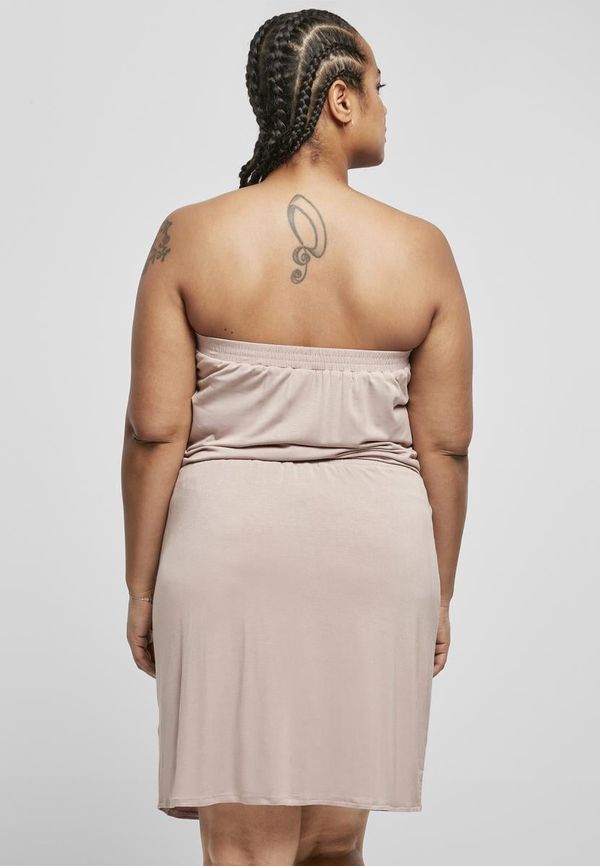 UC Ladies Women's viscose short bandeau dress dukrose