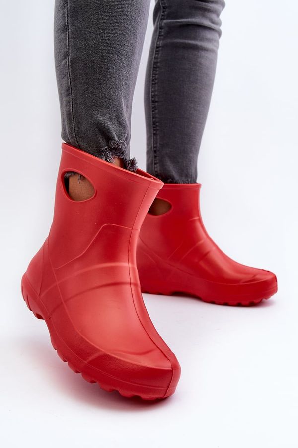 Kesi Women's waterproof boots LEMIGO GARDEN red