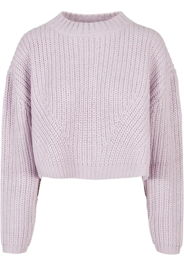 Urban Classics Women's wide oversize sweater soft lilac