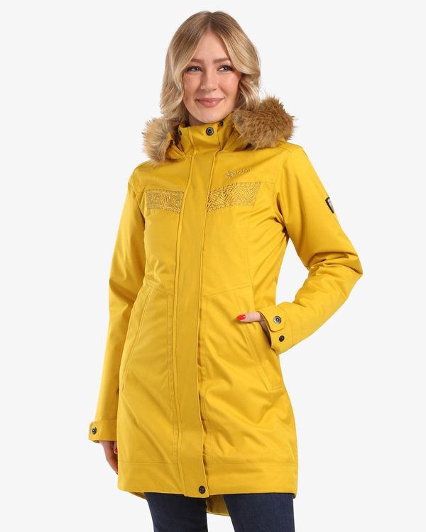 Kilpi Women's winter coat Kilpi PERU-W Gold