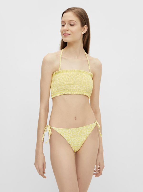 Pieces Yellow Floral Swimsuit Bottom Pieces Gaya - Women