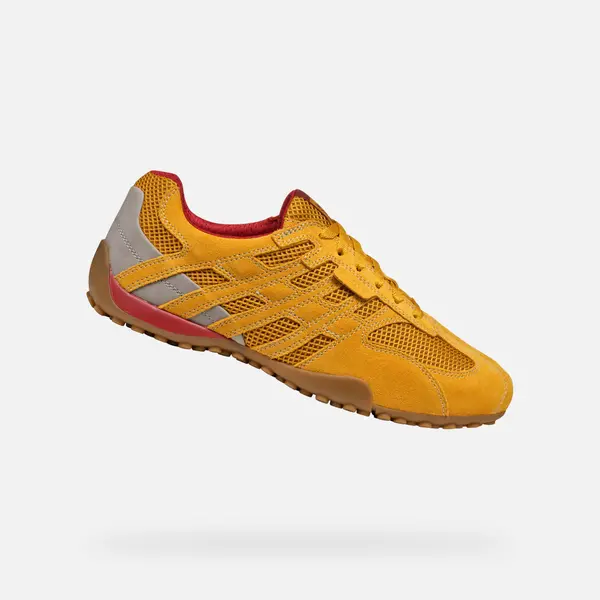 GEOX Yellow Men's Geox Snake Original Sneakers - Men's