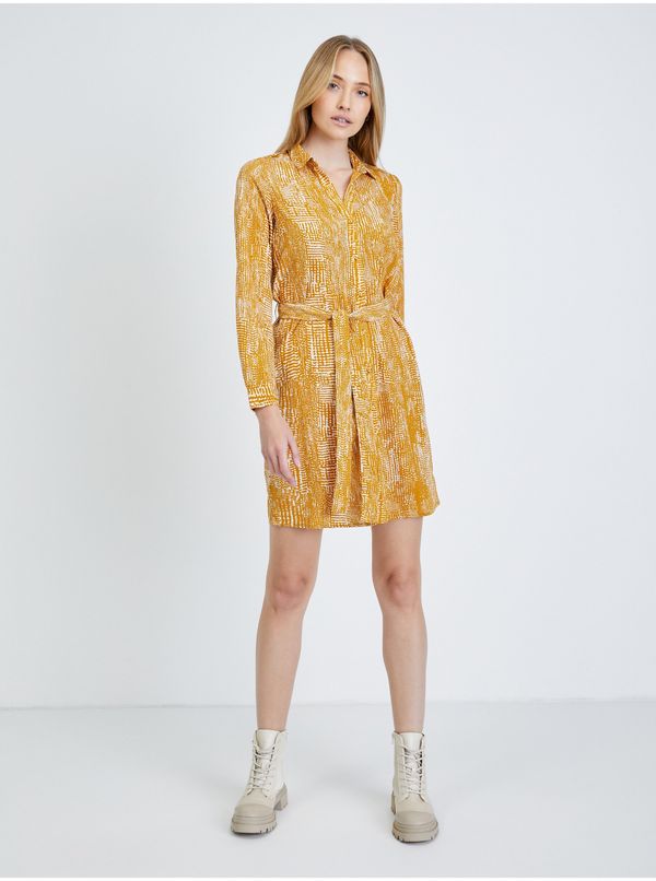 Vero Moda Yellow patterned shirt dress VERO MODA Vibe