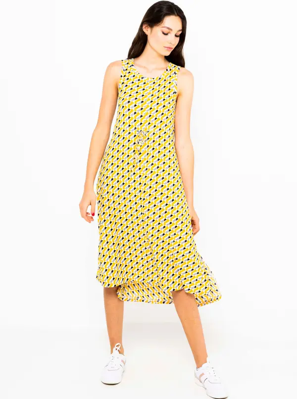 CAMAIEU Yellow Polka dot midschat CAMAIEU - Women