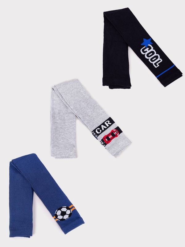 Yoclub Yoclub Kids's Boys' Long Johns 3-Pack RAK-0001C-AA00-002