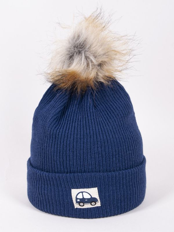 Yoclub Yoclub Kids's Cap CZZ-0477C-AA20 Navy Blue