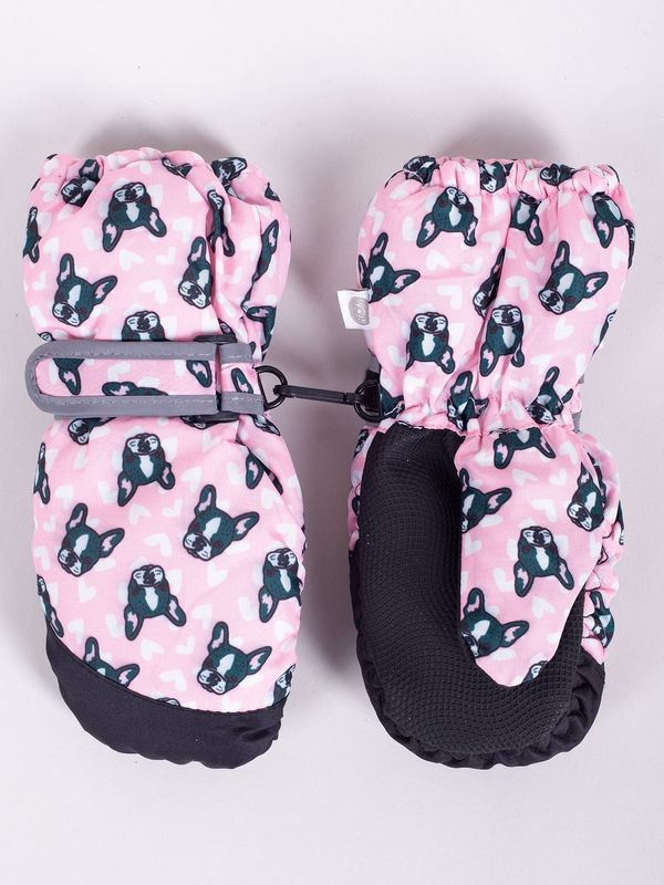 Yoclub Yoclub Kids's Children's Winter Ski Gloves REN-0193G-A110