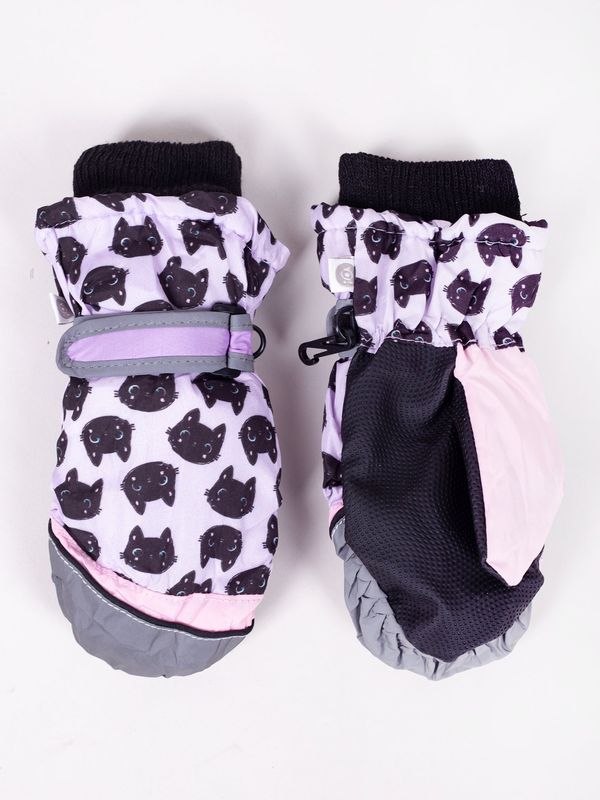 Yoclub Yoclub Kids's Children's Winter Ski Gloves REN-0205G-A110