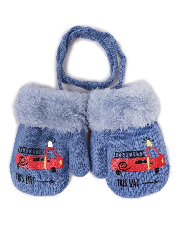 Yoclub Yoclub Kids's Gloves RED-0011C-AA1A-006