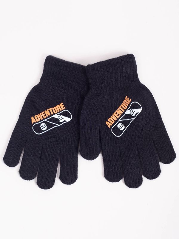 Yoclub Yoclub Kids's Gloves RED-0012C-AA5A-028