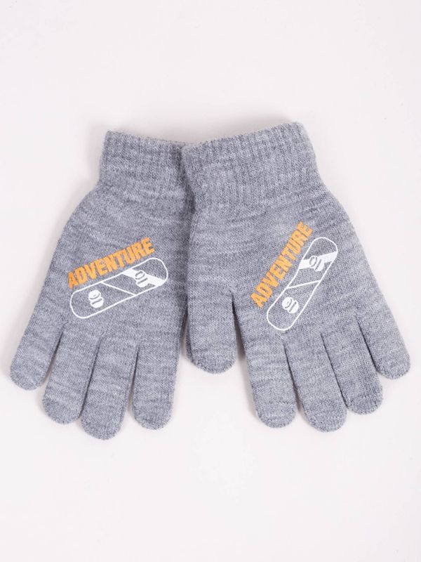 Yoclub Yoclub Kids's Gloves RED-0012C-AA5A-030