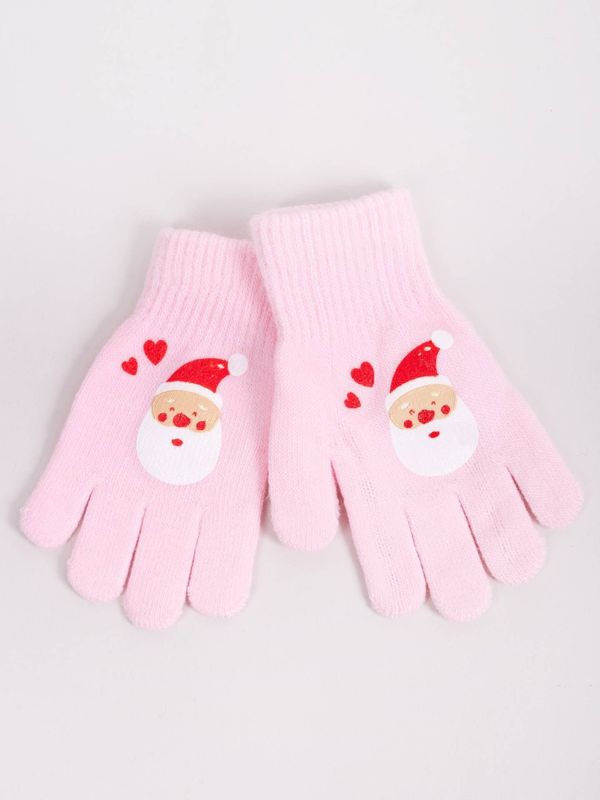 Yoclub Yoclub Kids's Gloves RED-0012G-AA5A-019