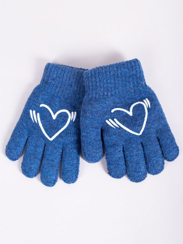 Yoclub Yoclub Kids's Gloves RED-0200G-AA5A-001