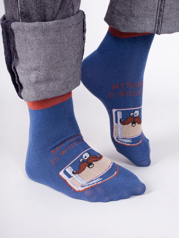 Yoclub Yoclub Man's Cotton Socks Patterns Colors SKS-0086F-C100