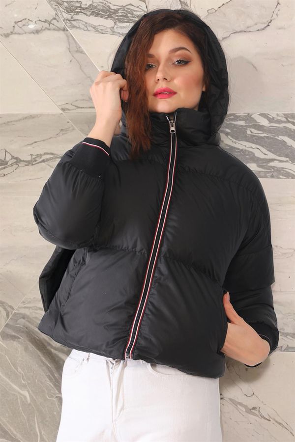 dewberry Z6650 DEWBERRY LADIES BOTTLE COAT-PLAIN BLACK