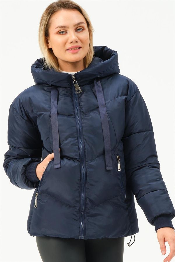 dewberry Z6771 DEWBERRY ДАМСКО ПАЛТО-ЛАК