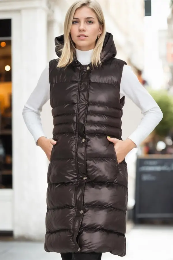 dewberry Z9757 DEWBERRY WOMEN'S VEST-BLACK