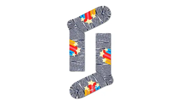 Happy Socks Забавни чорапи с шарка на стрелка