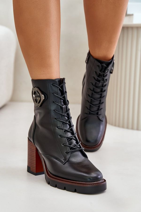 VINCEZA Затоплени Дамски Боти На Ток Черни Vinceza 58359