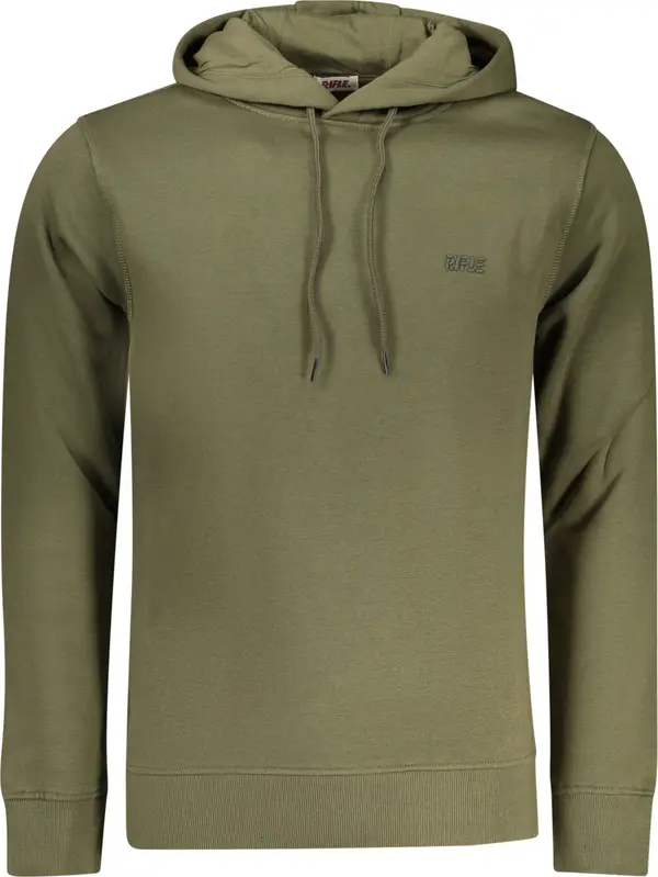 Rifle Зелен мъжки суичър с качулка