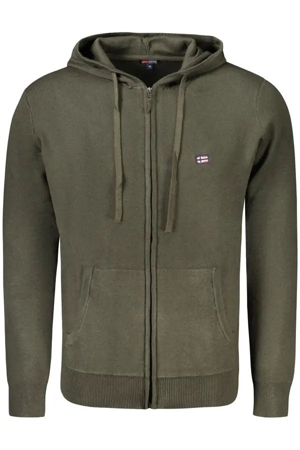 NORWAY 1963 Зелен мъжки суичър с качулка