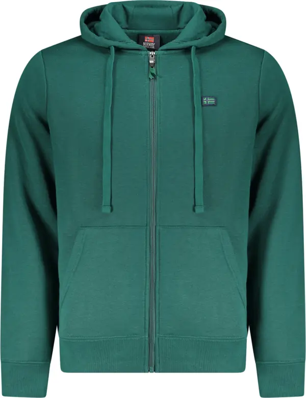 NORWAY 1963 Зелен мъжки суичър с качулка