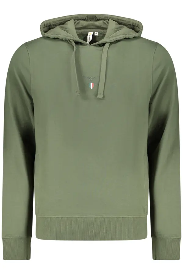 ACCADEMIA MILITARE Зелен мъжки суитшърт без качулка