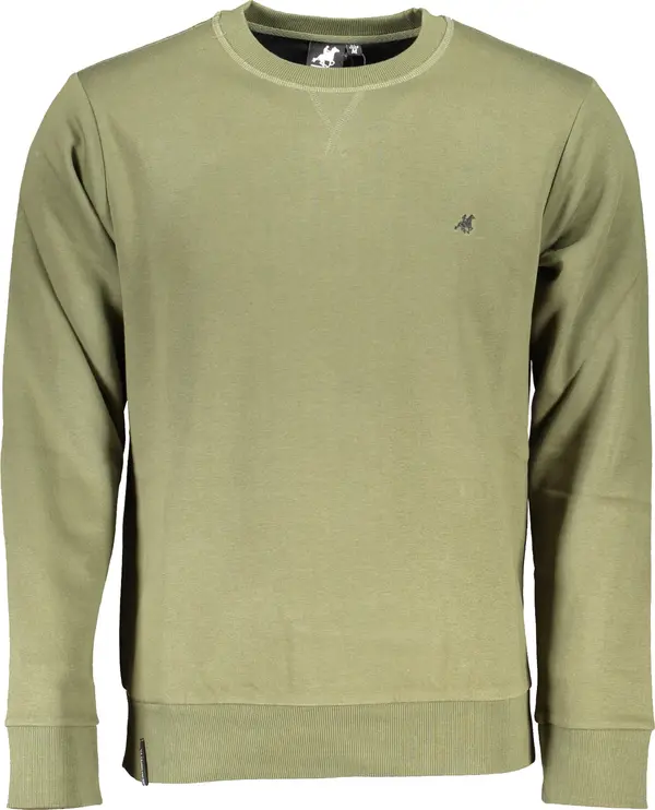 U.S. GRAND Зелен мъжки суитшърт без качулка