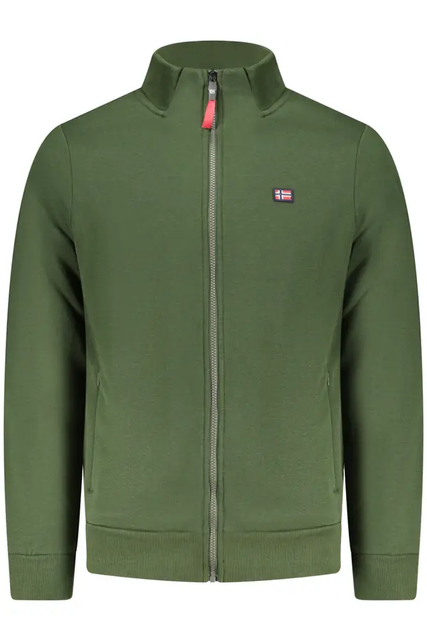 NORWAY 1963 Зелен мъжки суитшърт с цип