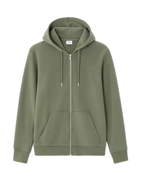 Celio Зелен суитшърт с цип Celio Lepiquet