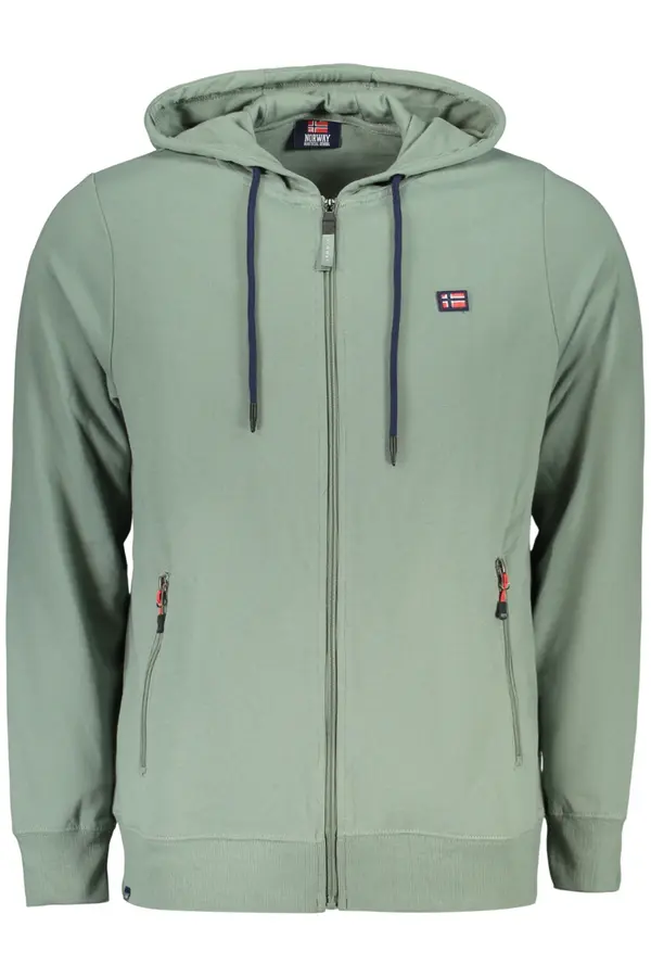 NORWAY 1963 Зелен суитшърт с цип НОРВЕГИЯ 1963